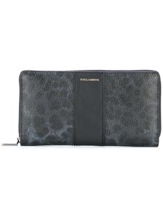 удлиненный кошелек с леопардовым рисунком Dolce &amp; Gabbana