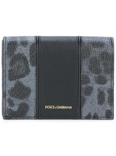 кошелек с леопардовым рисунком Dolce &amp; Gabbana