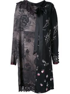 лоскутное платье шифт с цветочным узором Marc Jacobs