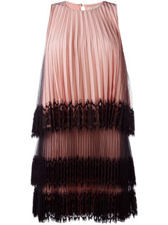короткое плиссированное платье Christopher Kane