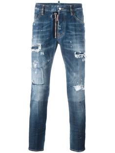 джинсы Skater с потертой отделкой Dsquared2