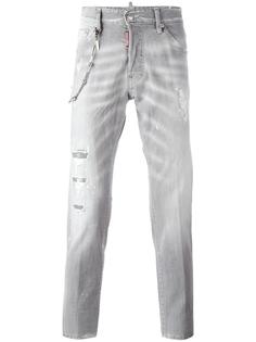 джинсы Cool Guy с цепочной окантовкой  Dsquared2