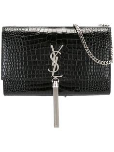 сумка среднего размера Kate Monogram с кисточкой Saint Laurent