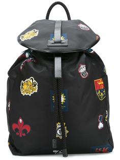 рюкзак с принтом заплаток Alexander McQueen