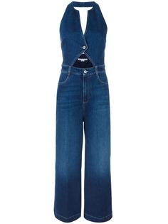 джинсовый комбинезон с вырезной деталью Stella McCartney