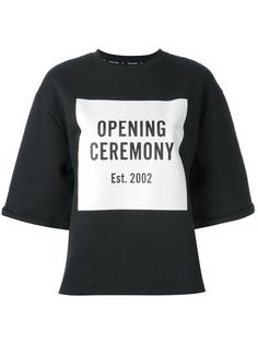 футболка с принтом логотипа Opening Ceremony