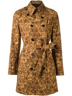 all-over print trench coat Andrea Marques