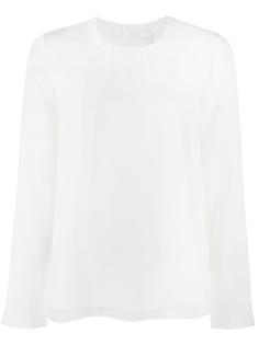 блузка с расклешенным подолом Chloé