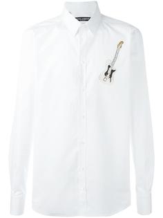 рубашка с нашивкой гитары Dolce & Gabbana