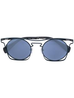 солнцезащитные очки в круглой оправе Yohji Yamamoto