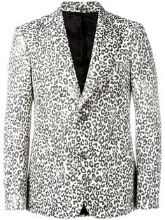пиджак с леопардовым рисунком Alexander McQueen