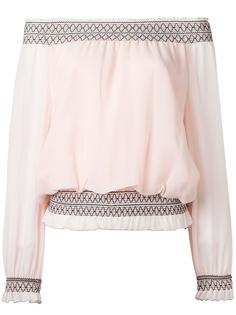 блузка с открытыми плечами Tory Burch