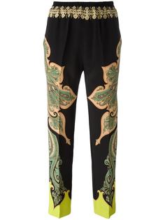 брюки с узором пейсли Etro