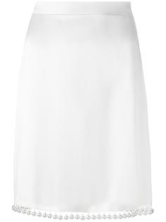 декорированная юбка с жемчугом Givenchy