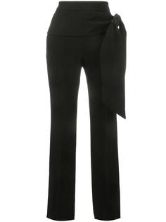 креповые брюки с завязками сбоку Givenchy