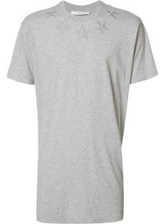 футболка с вышивкой звезд Givenchy