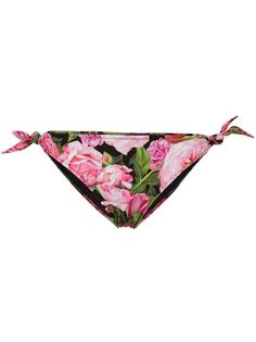низ бикини с принтом роз Dolce &amp; Gabbana