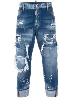 рваные джинсы Work Wear Dsquared2