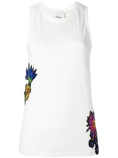 топ с цветочной вышивкой 3.1 Phillip Lim
