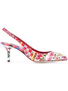 туфли-лодочки Bellucci с открытой пяткой Dolce &amp; Gabbana