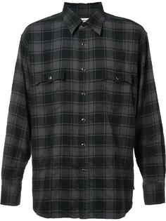 классическая рубашка в клетку Saint Laurent