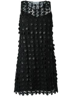 кружевное платье с вышивкой Carven