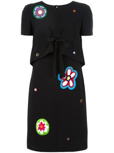 платье с вышивкой Moschino