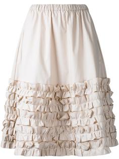 плиссированная юбка с рюшами Paskal
