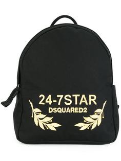 рюкзак с логотипом 24-7 STAR Dsquared2