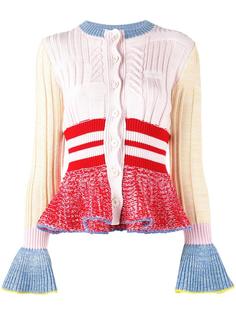 кардиган с баской Alexander McQueen