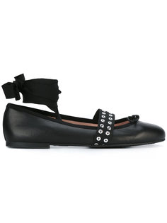 балетки с ремешком вокруг щиколотки Pretty Ballerinas