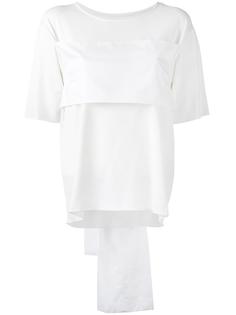 футболка с многослойным эффектом Mm6 Maison Margiela