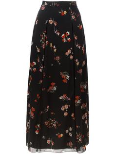 юбка с цветочным принтом  Red Valentino