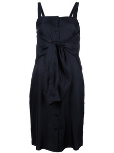 платье с декоративным узлом спереди Maison Margiela