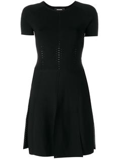 мини-платье с перфорацией  Dsquared2