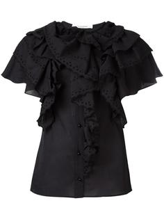 топ с рюшами Givenchy