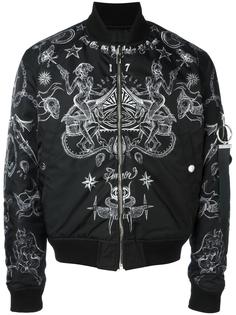 куртка бомбер с принтом Givenchy