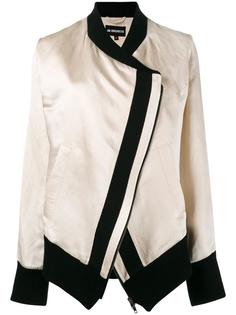 куртка-бомбер с контрастной окантовкой Ann Demeulemeester