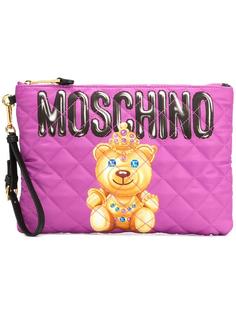 клатч с принтом Moschino