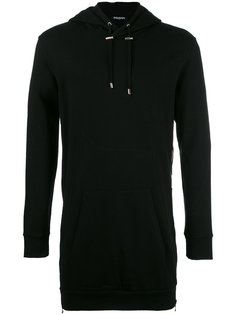 толстовка на молнии с капюшоном Balmain