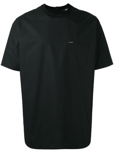 футболка с карманом на молнии Dsquared2