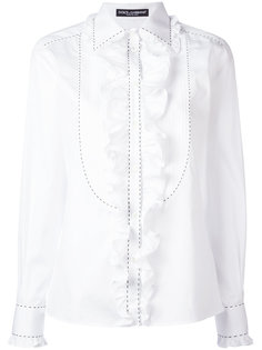 рубашка с оборками Dolce &amp; Gabbana