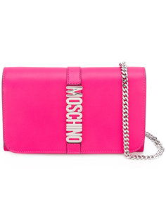 клатч с логотипом  Moschino