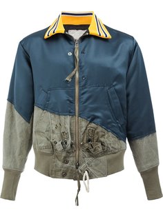 куртка-бомбер с панельным дизайном  Greg Lauren