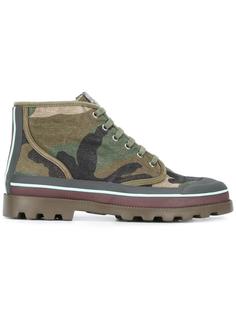 камуфляжные ботинки Valentino