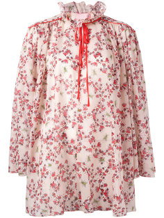 блузка с цветочным принтом Giamba