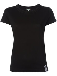футболка с круглым вырезом в рубчик  Kenzo