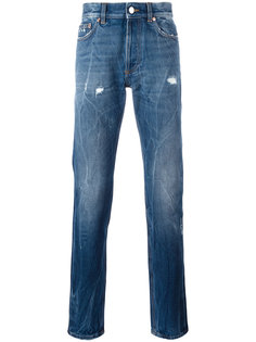 джинсы с эффектом складок Givenchy