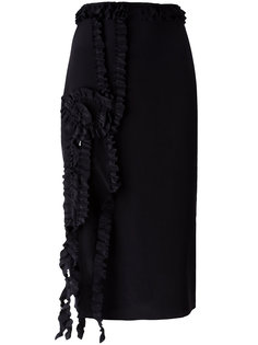 юбка с глубоким разрезом Rochas