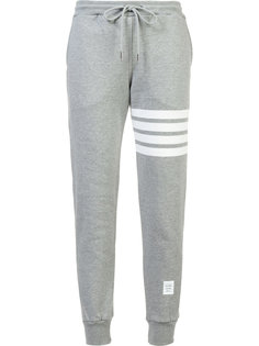спортивные брюки с полосками Thom Browne